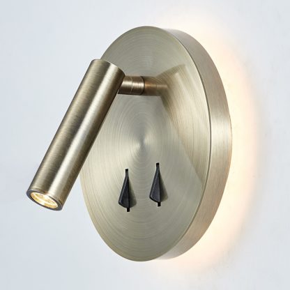 Lampa ścienna Nelly ITALUX styl nowoczesny antyczny brązowy SP.7349-02B-ANT-B