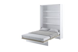 Lenart Półkotapczan pionowy Bed Concept BC02 Biały połysk 120 x 200 - Darmowa Dostawa