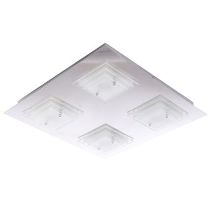 Oprawa do zabudowy LED Peppe Italux styl nowoczesny stal szkło chrom C0509A CLEAR