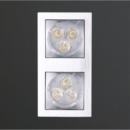 Oprawa do zabudowy LED SPOT II Maxlight styl nowoczesny aluminium srebrny aluminiowy H0019