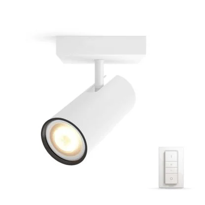 Oświetlenie inteligentne LED BURATTO HUE I Philips styl nowoczesny metal biały 5046131P7