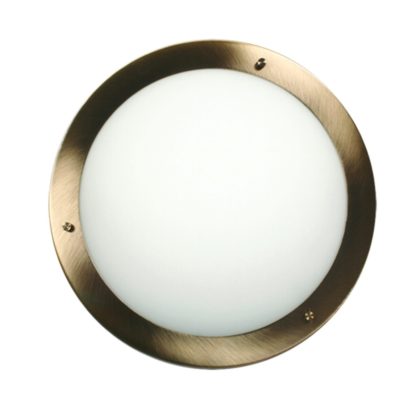 Plafon AQUILA CANDELLUX IP44 1X60W E27 metal szkło chrom 13-89345