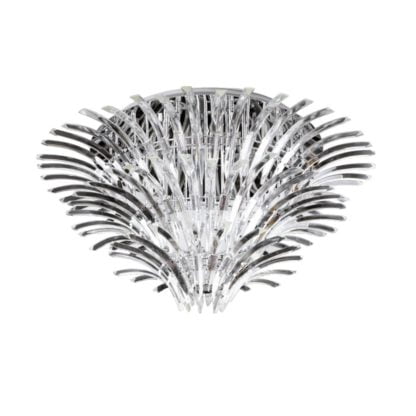 Plafon KRISTAL Maxlight styl glamour kryształ szkło metal chrom przeźroczysty 3960/26C