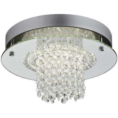 Plafon LED DECO LIGHT SOPHIA styl glamour / kryształ metal