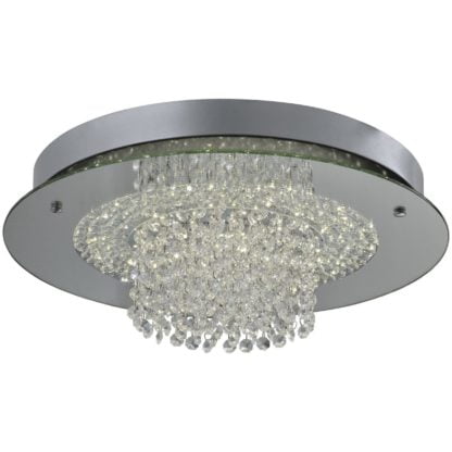 Plafon LED DECO LIGHT SOPHIA styl glamour / kryształ metal