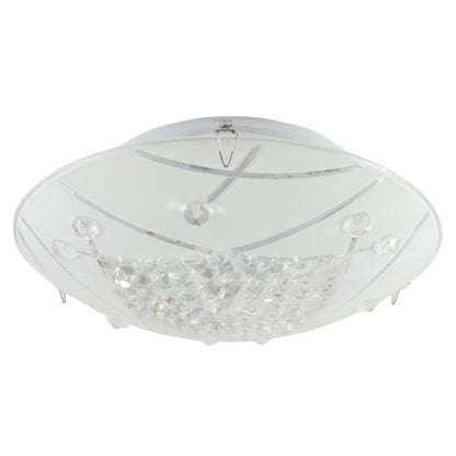 Plafon LED Ditta Italux styl nowoczesny szkło metal DY47121-8W