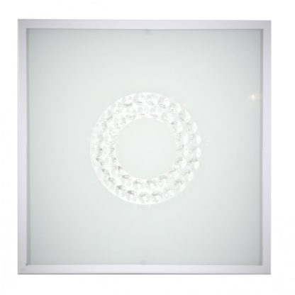 Plafon LUX CANDELLUX 29X29 16W LED NEUTRALNY biały 4000K metal szkło biały 10-64486