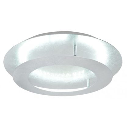 Plafon MERLE 40 CANDELLUX 18W LED CIEPŁY BIAŁY 3000K tworzywo sztuczne srebrny 98-66176