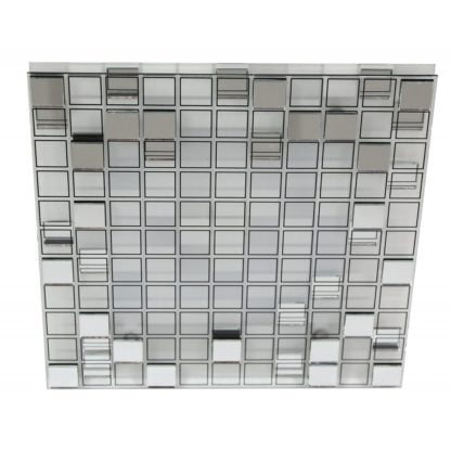 Plafon MOSAIC CANDELLUX 31X31 1X9W LED metal szkło chrom 10-30627