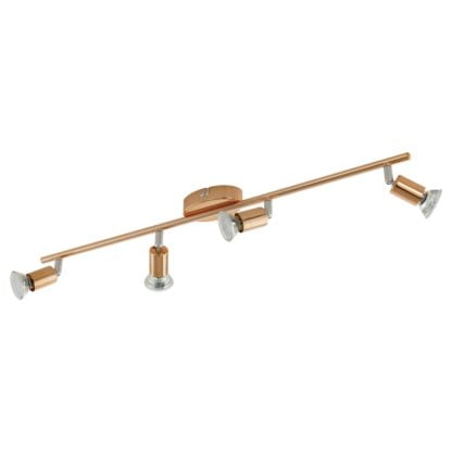 Reflektorek LED BUZZ-COPPER 4 Eglo styl industrialny stal nierdzewna