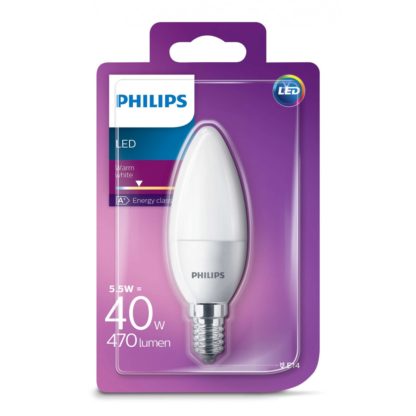 Żarówka LED B35 ŚWIECZKA E14 5 5W Philips 929001157730