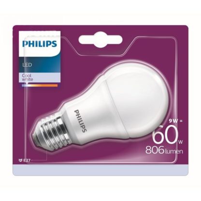 Żarówka LED E27 A60 9W(60W) neutralna barwa 4000K 230V PHILIPS 929001913393