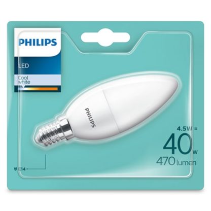 Żarówka led E14 B35 4 5W(40W) nautralna barwa 4000K 1055LM PHILIPS 929001263793