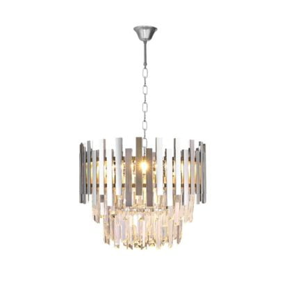 Żyrandol ASPEN MILAGRO styl glamour / kryształ metal kryształ chrom ML5996